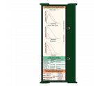 WhiteCoat Clipboard® Trifold - Green Respiratory Therapy Edition